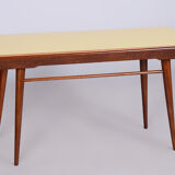 Table basse, plateau pivotant, hêtre, Umakart, Tchéquie, années 1950