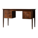 Bureau vintage scandinave moderne en teck des années 1960 avec tiroirs.
