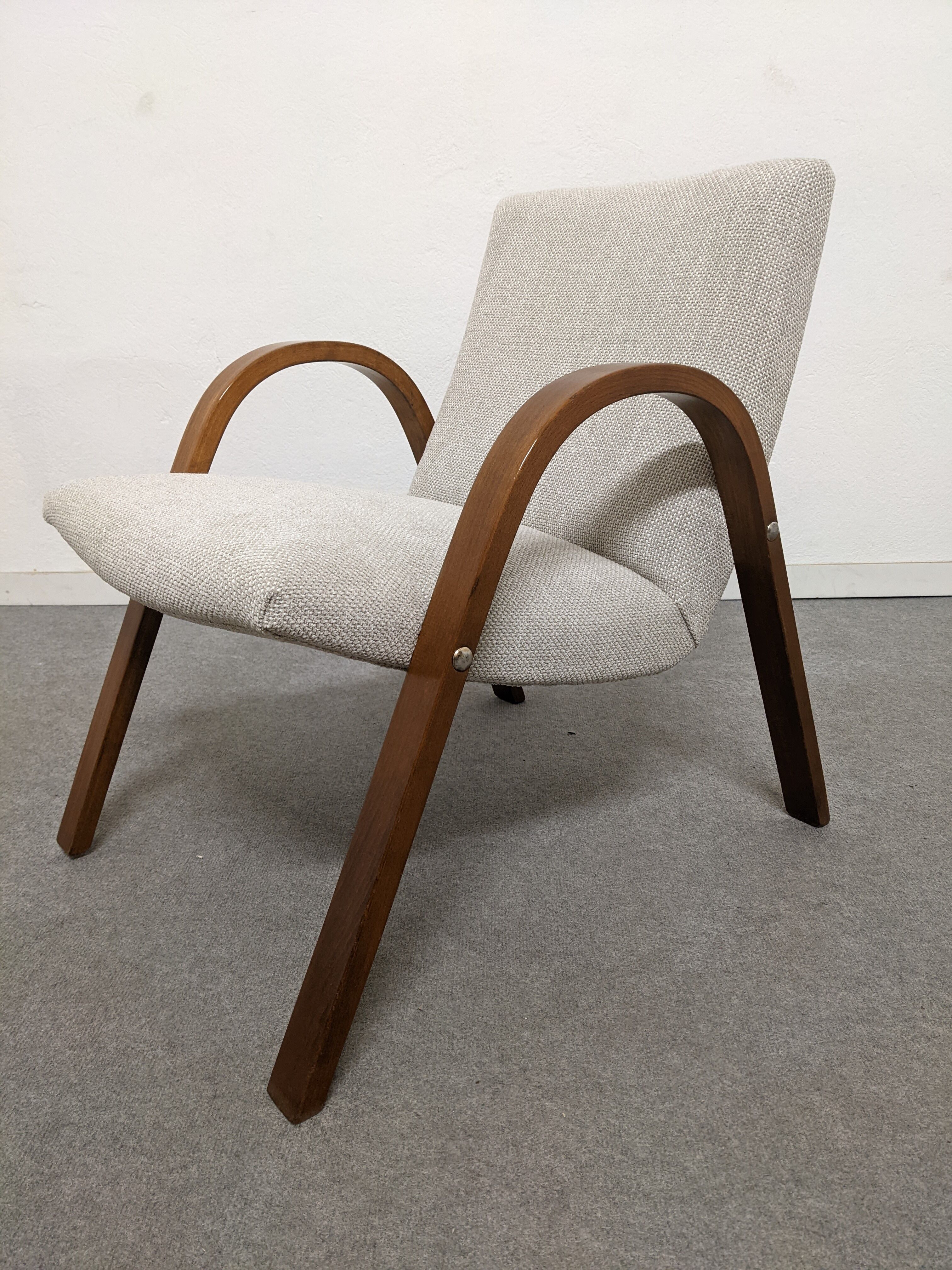 Pair of Bow Wood armchairs from the 50s/60s by Steiner