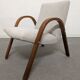 Pair of Bow Wood armchairs from the 50s/60s by Steiner