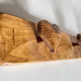 Vintage wooden heart coat rack