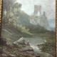 Painting, early 20th century, oil on cardboard, Italy, C. De Consoli