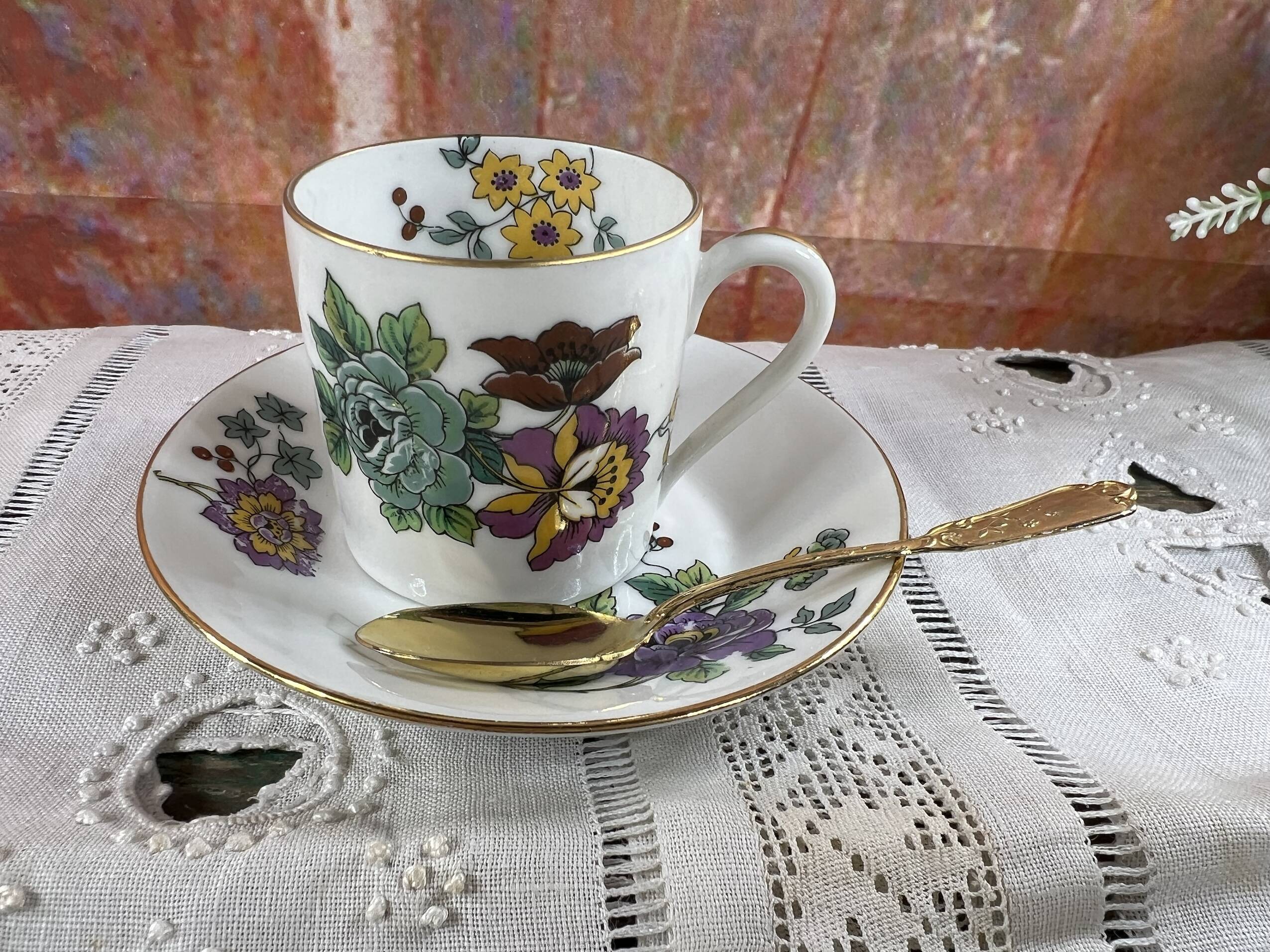 Lot de 6 tasses café Limoges Haviland Cathay