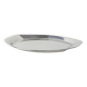 Oval metal tray, Italian design, 1980s, production: Italy