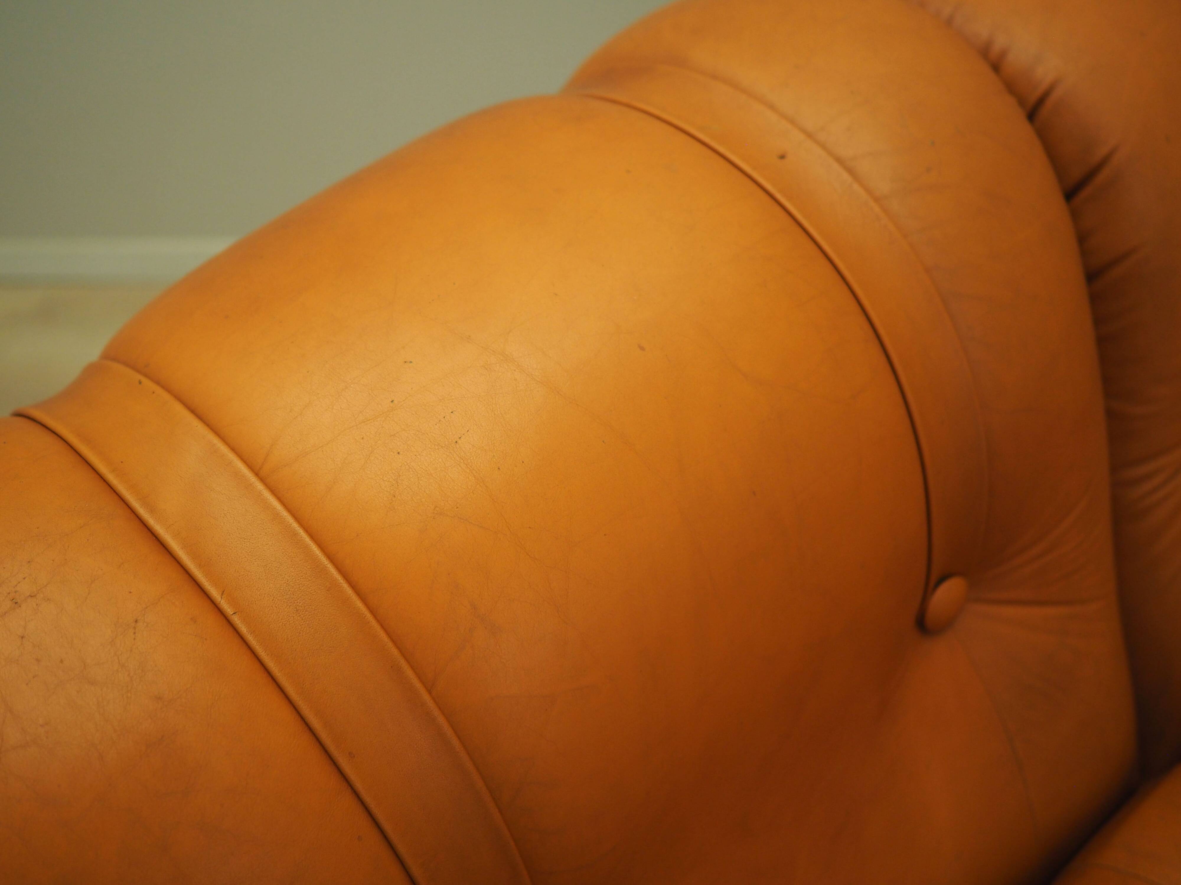 Orange sofa, Space Age design, 1960s, production: Italy