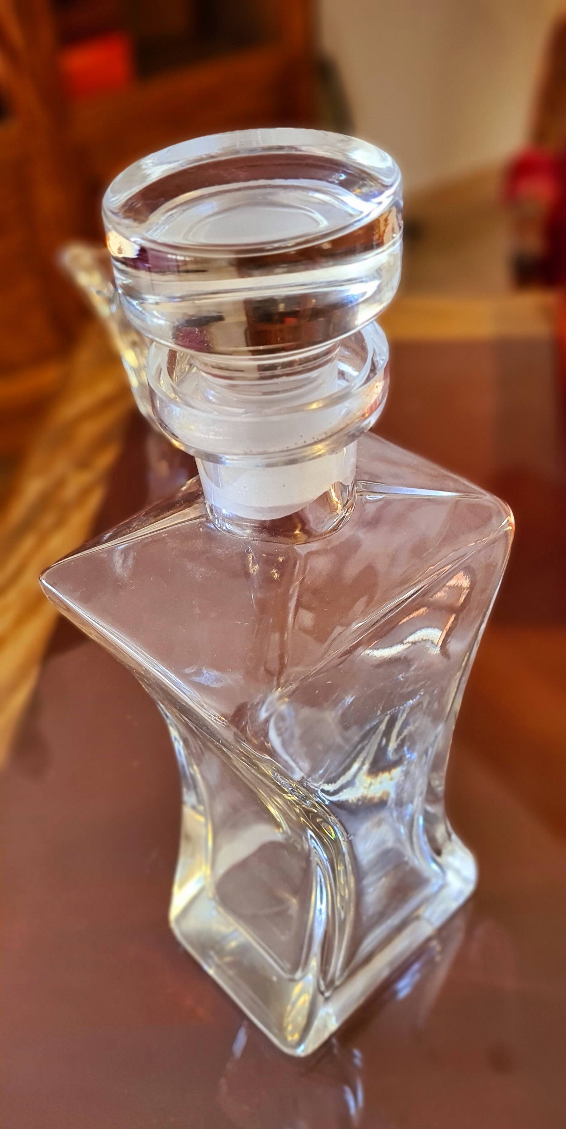 Large crystal decanter