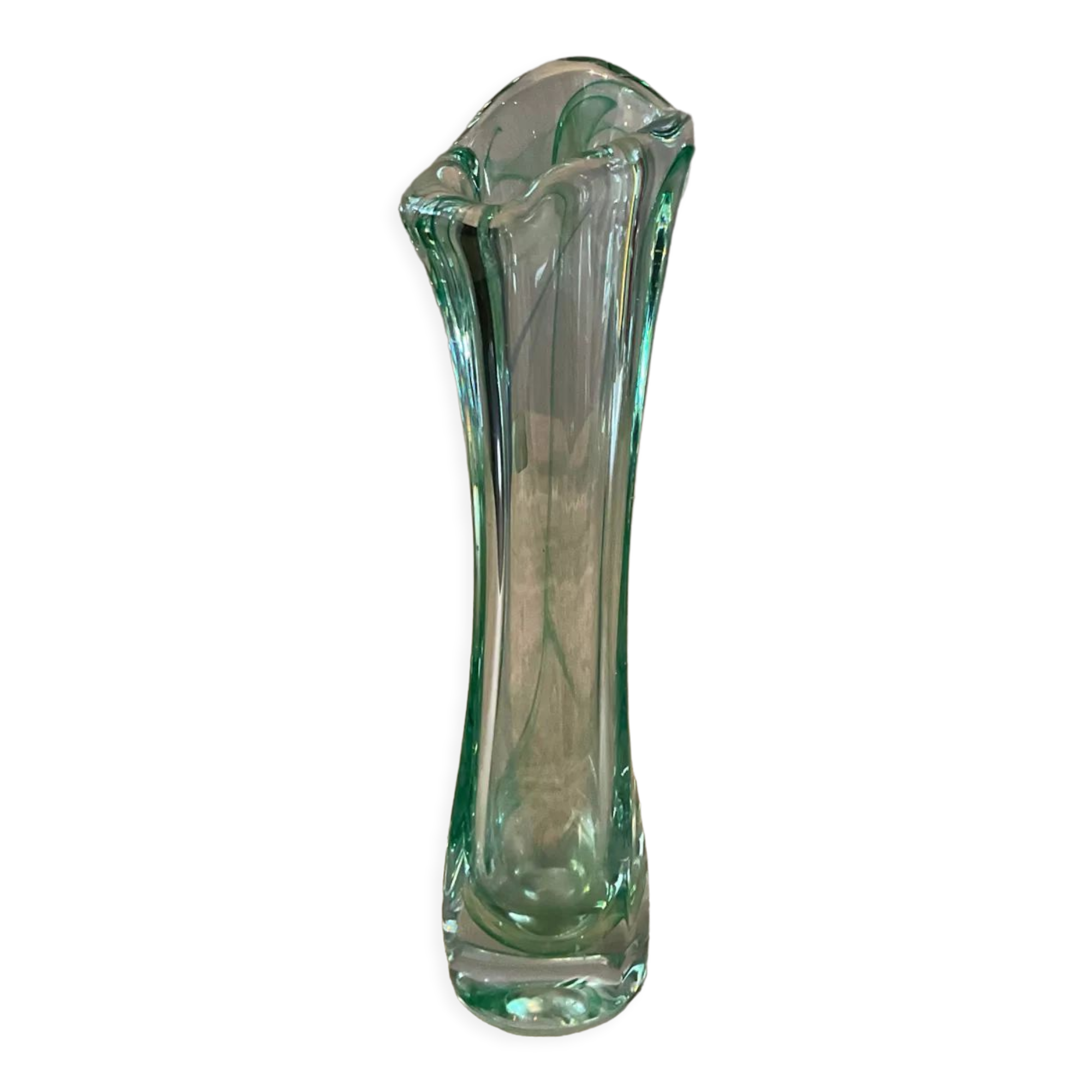 Vintage crystal-Holland soliflore vase
