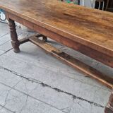 Large oak farmhouse table
