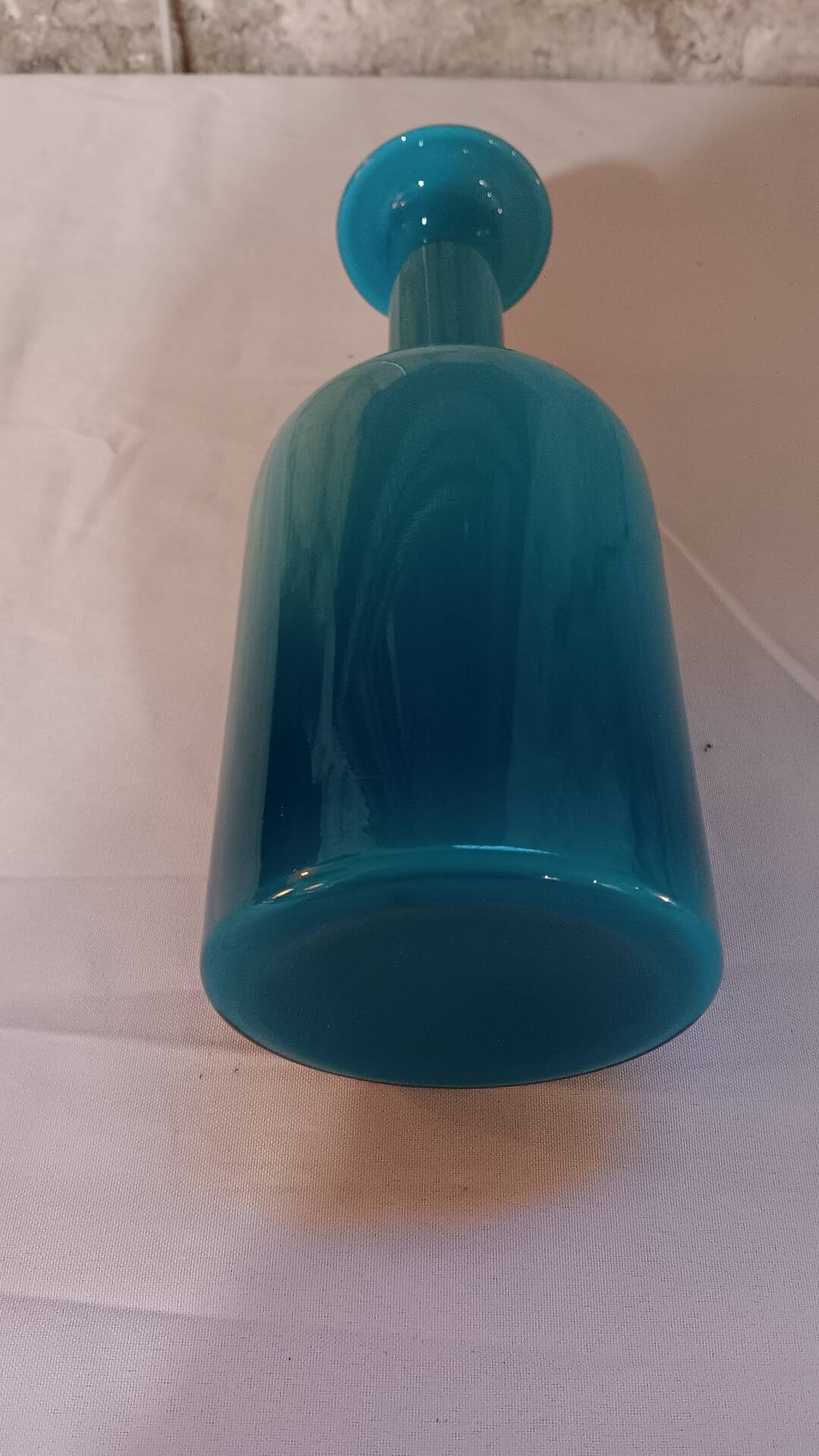 Vase Gul par Otto Brauer pour Holmegaard