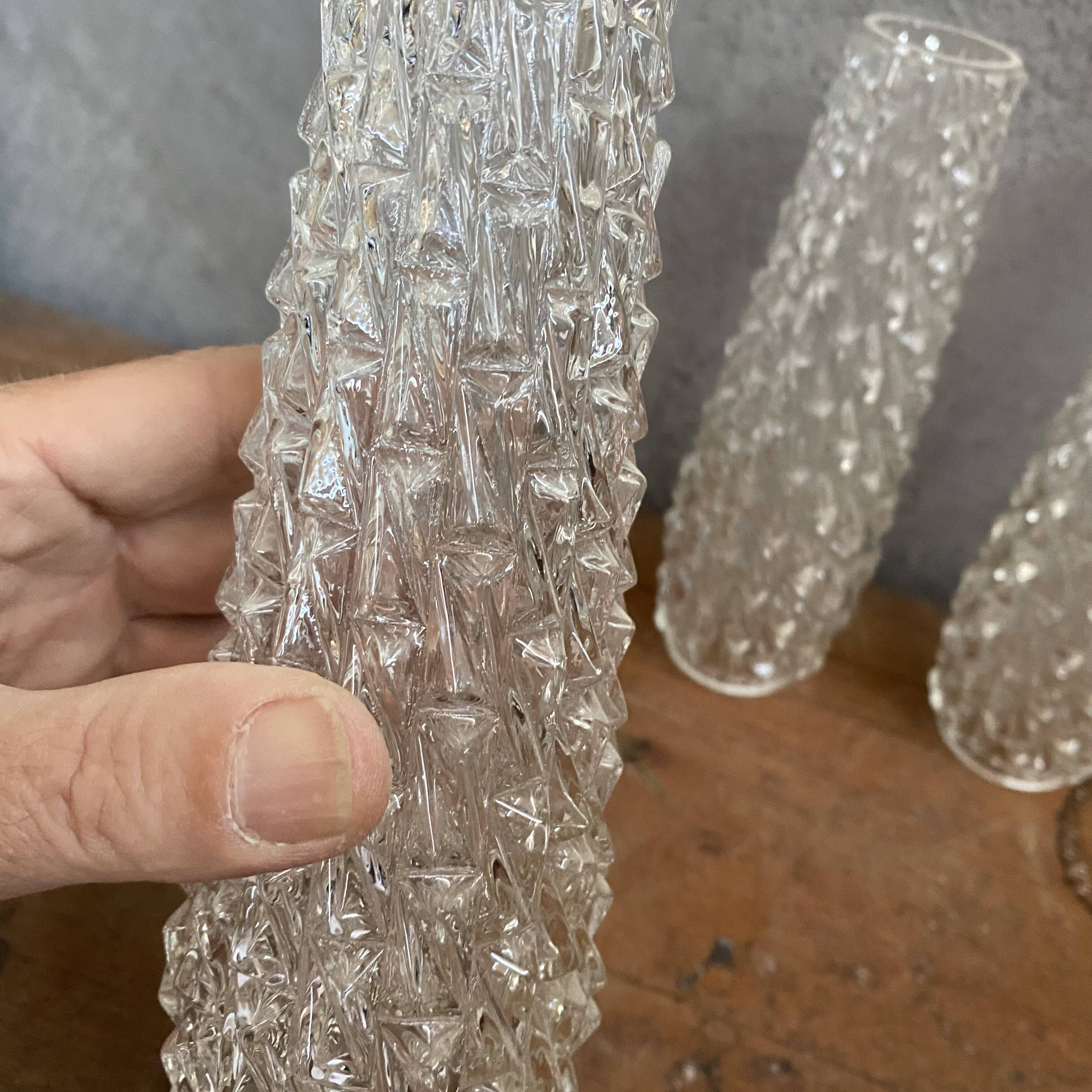 3 glass tulips 19 cm for chandelier lamp light fixture