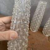 3 glass tulips 19 cm for chandelier lamp light fixture
