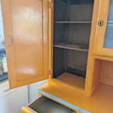 50s orange sideboard