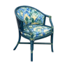 Fauteuil en rotin vintage Maugrion