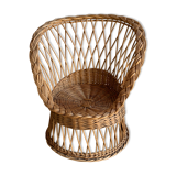 Children's rattan armchair