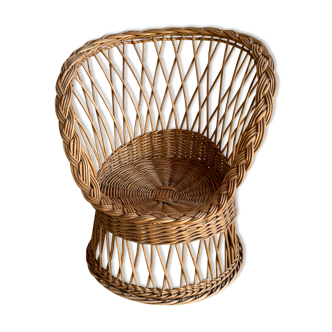 Children's rattan armchair