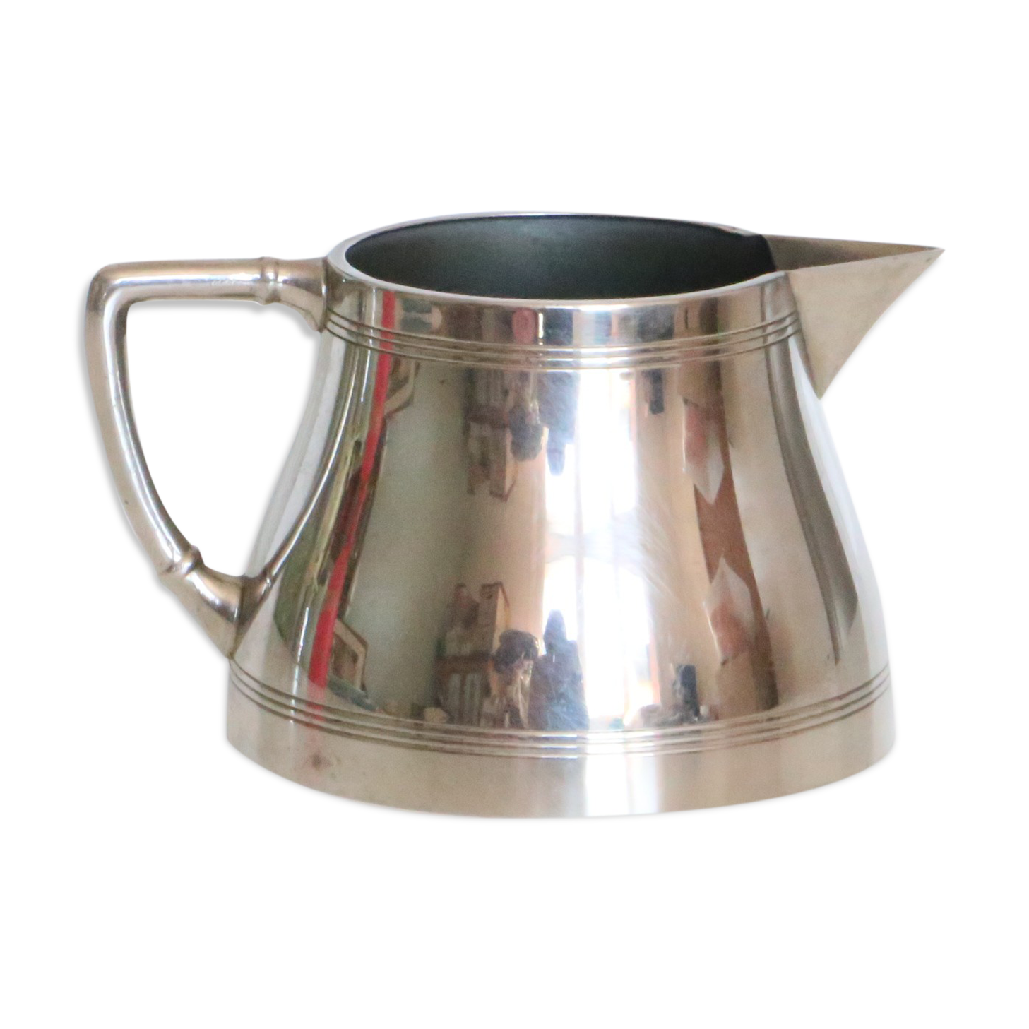 Water pitcher or white metal milk, 60s, Netherlands