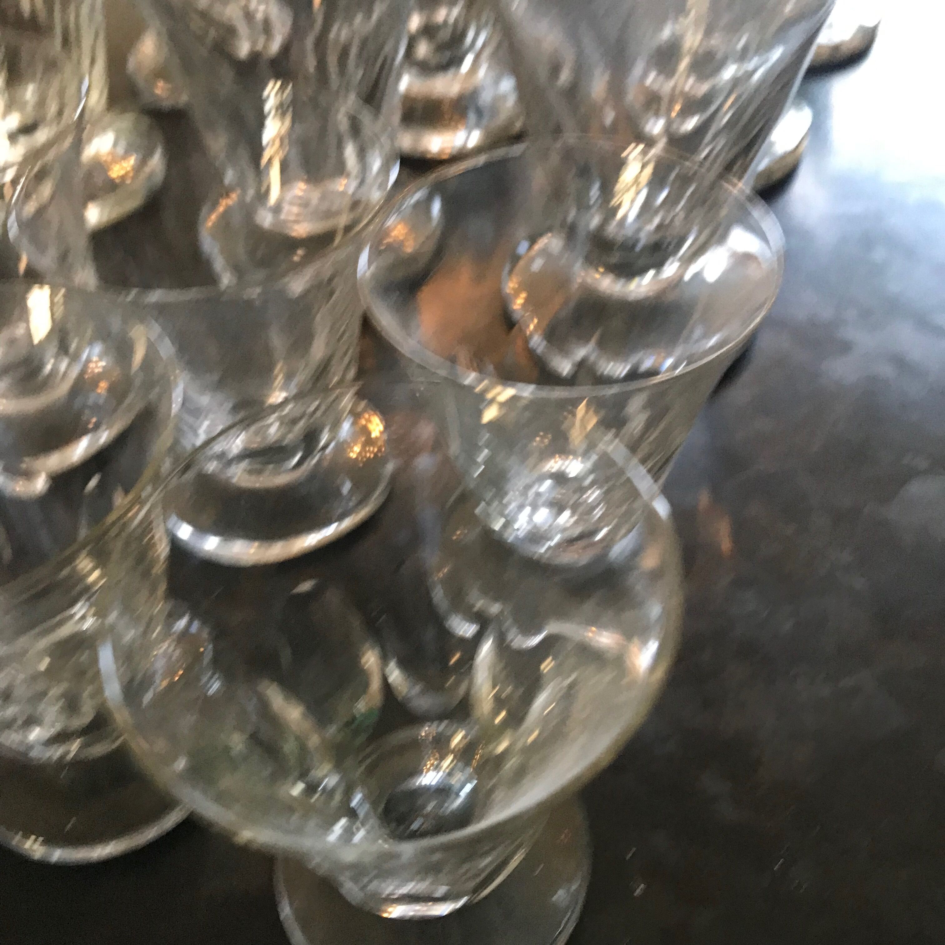 Product BHV Series of 8 glasses bistrot mid-XXth