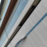 Kitchen cabinet in blue formica 4 doors 4 drawers