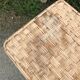 Table basse vintage en rotin