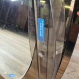 Miroir de salle de bain vintage en acier