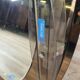 Miroir de salle de bain vintage en acier