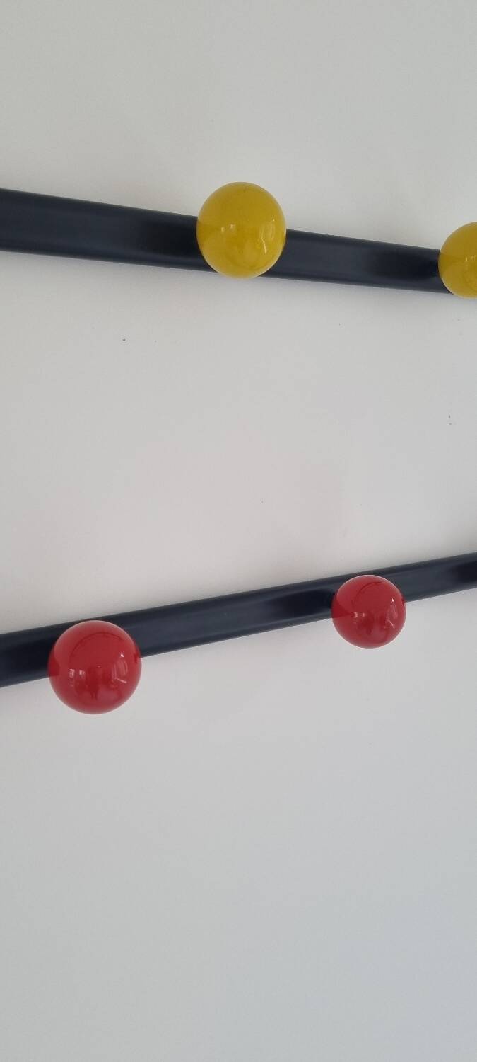 Duo of 4 and 5 ball coat racks