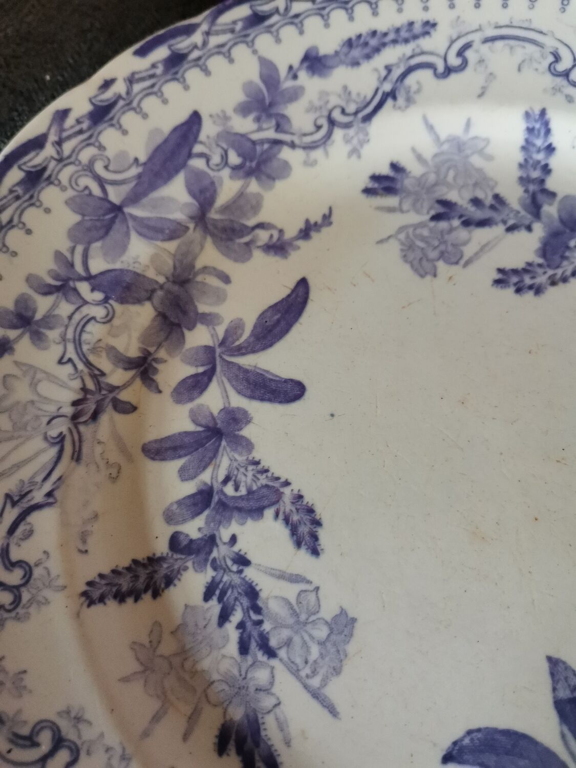 Purple Flora plate