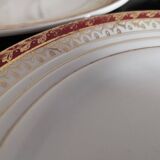 10 Ceranord porcelain dessert plates