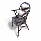 4 x Classic Georgian Bow and Stick Back Windsor Chair / Crinoline stretcher chairs