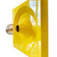 Yellow Metal Wall Light by Klaus Hempel for Kaiser Leuchten, 1970s