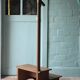 Wooden step stool for vintage library, stepladder, furniture for library, decor
