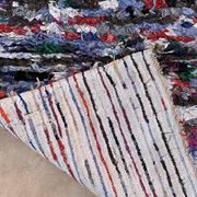 Tapis Marocain boucherouite coloré - 75 x 152 cm