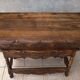 Provençal kneading trough in walnut from the 18th century.
