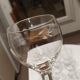 Set of water and wine glasses
