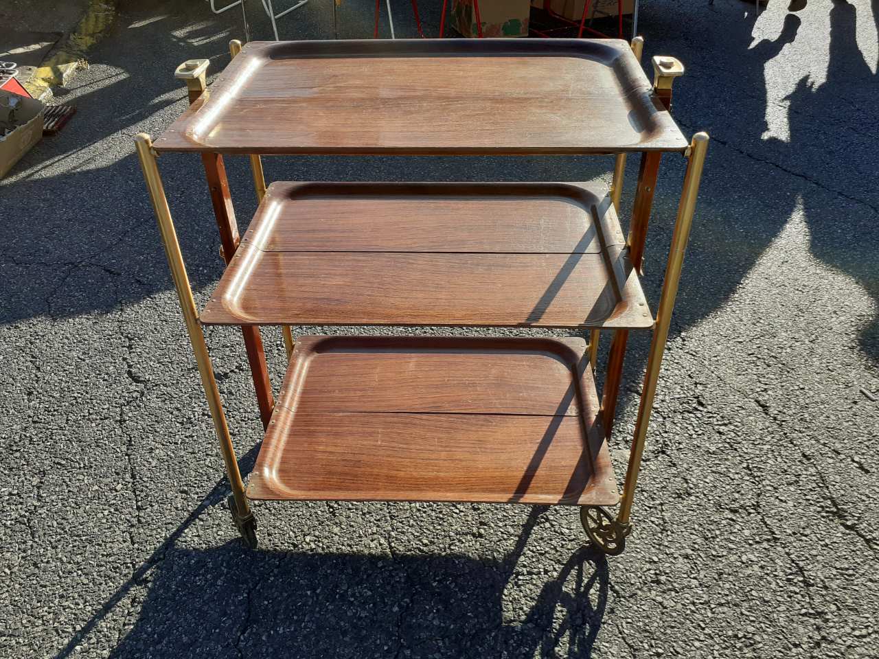 Textable vintage folding dessert