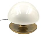 Mushroom mod. VP gold table lamp, Vittorio Balli e Romeo Ballardini, Sirrah, 1970s