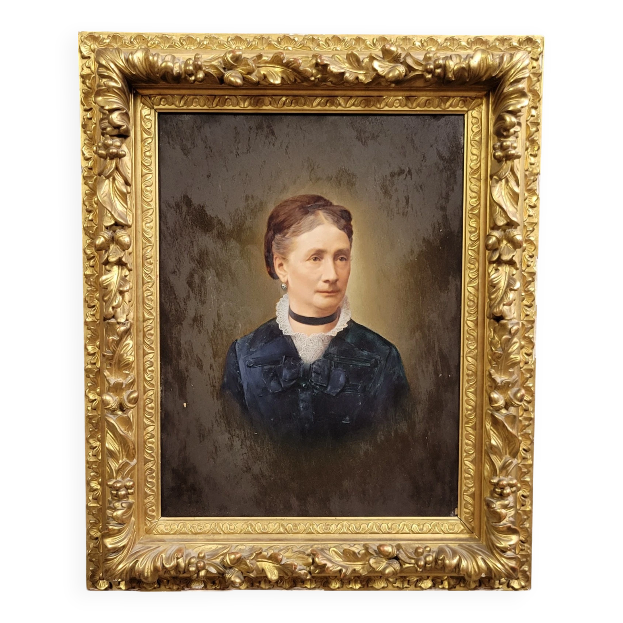 Jules-Emile Saintin: Painting Portrait of a notable