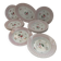 12 plates + 1 Digoin and Sarreguemines dish
