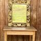 Antique mirror in carved wood
