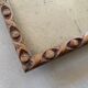 Old frame carved wood 29x41cm