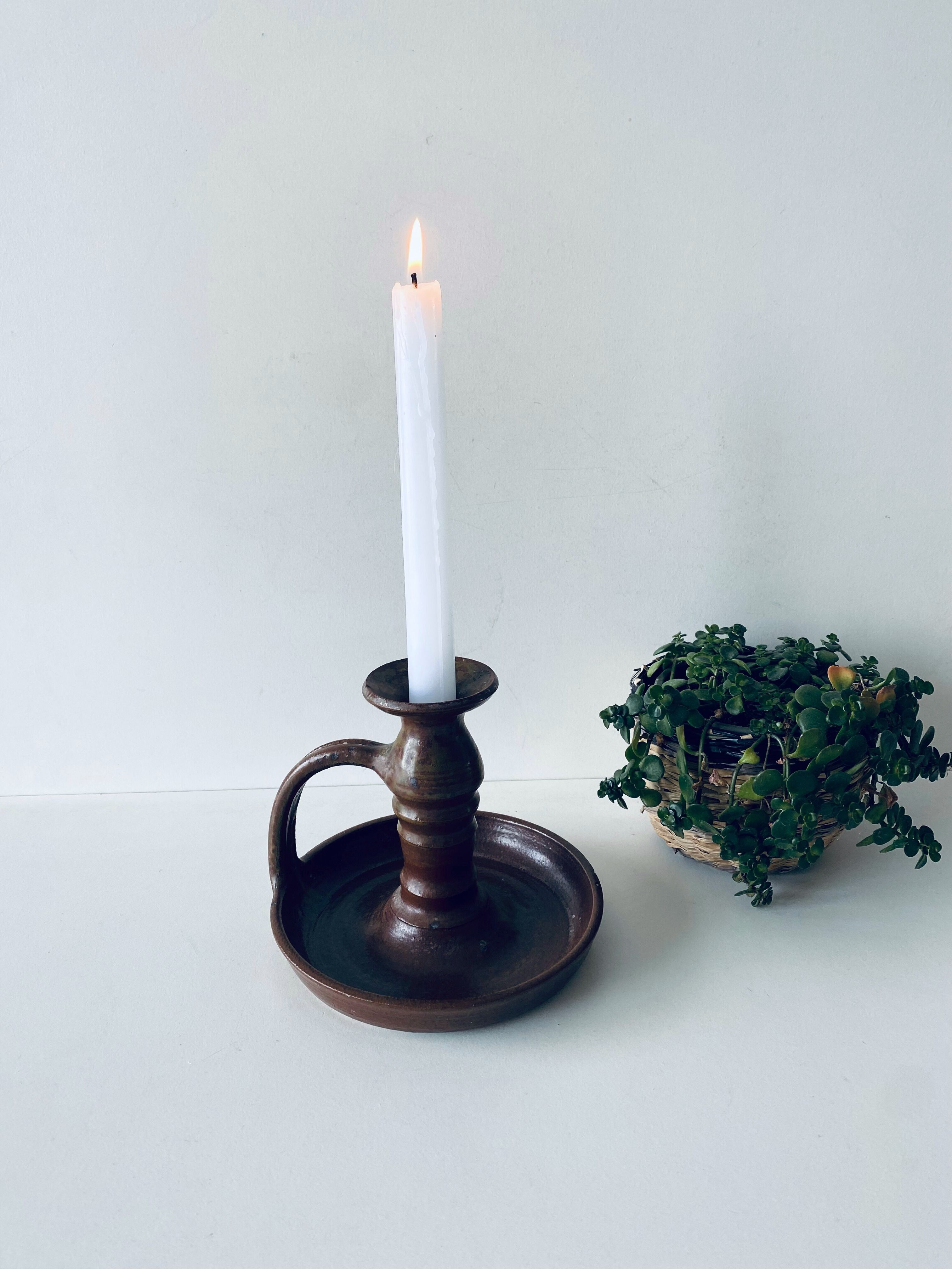 Sandstone abbey candle holder