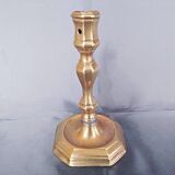 Bougeoir  bronze doré à binet percé XVII siècle