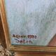 Peinture à l'huile sur toile par AD, 20e siècle