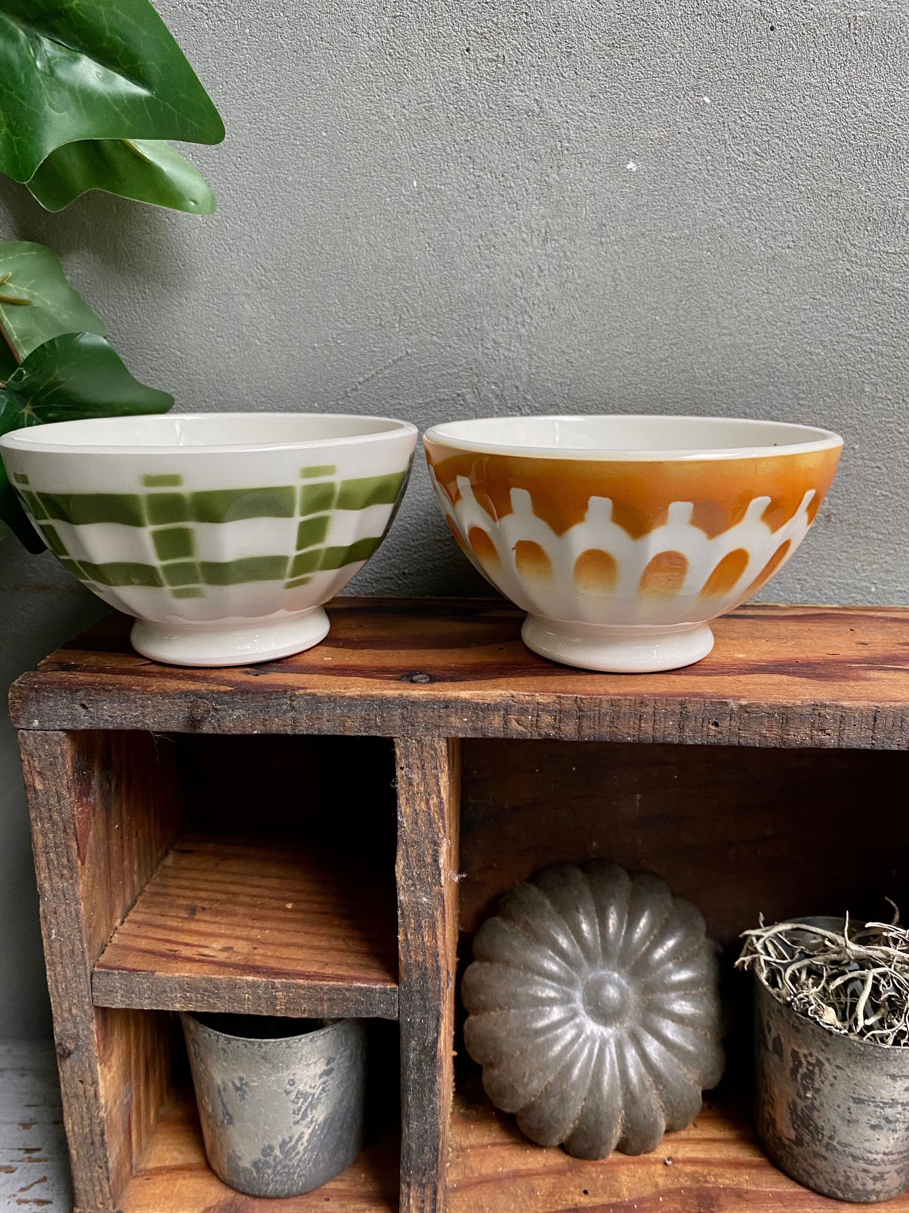 Pair of old bowls