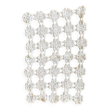 1 crochet doily, rectangular, old vintage