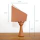 Jean Marais, terracotta cat lamp from the 70s-80s.