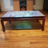 Table basse en granit bleu, 1970-1980