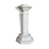 Product BHV Pair of neo classical white faience candle holders 1960