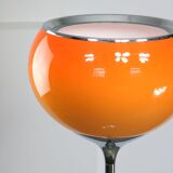 Space Age Orange Flash Floor Lamp from Guzzini, 70s