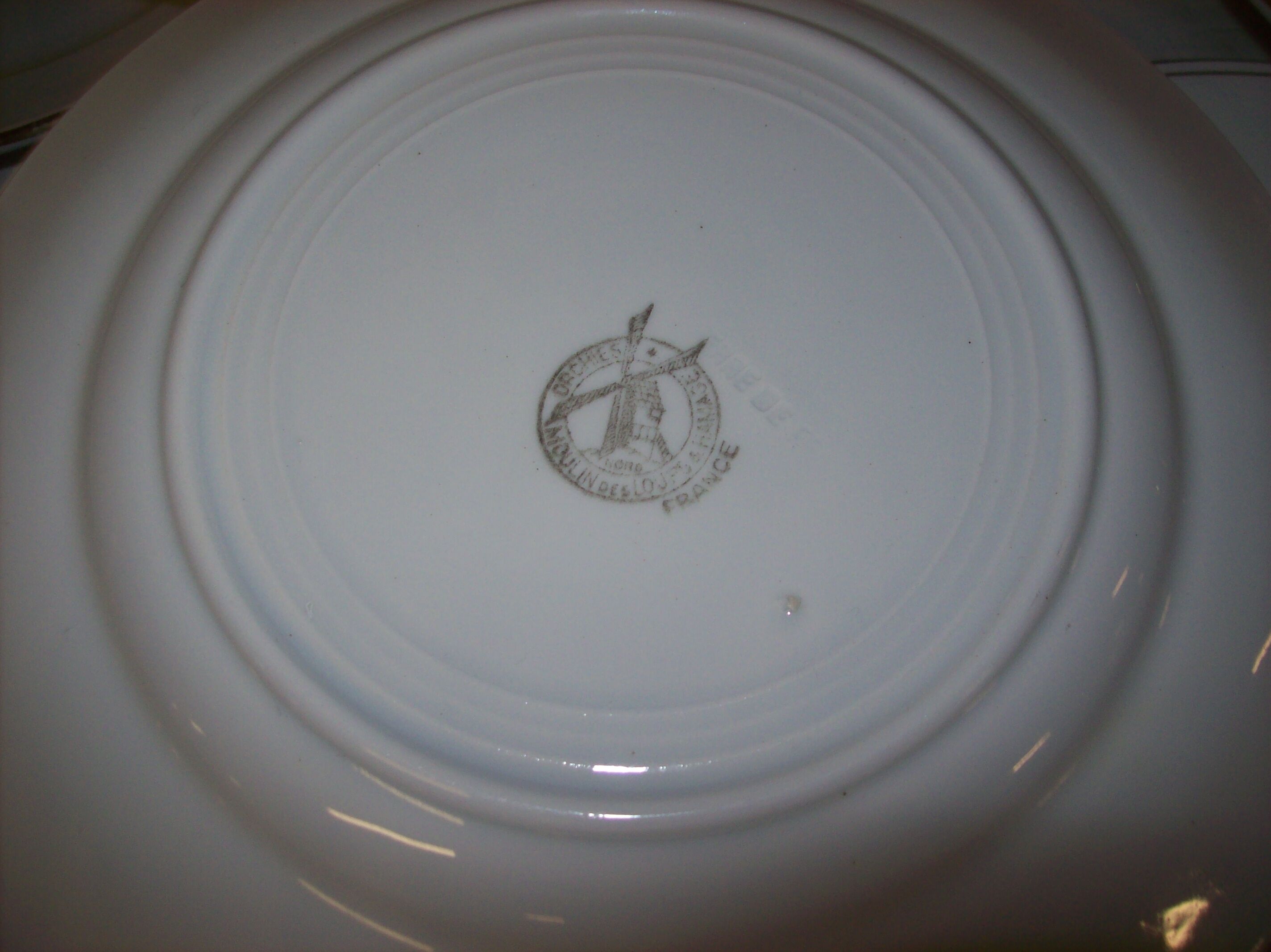 old plates Orchies Moulin des Loups